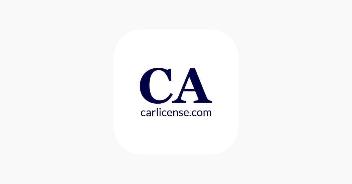 CA Car License official store icon